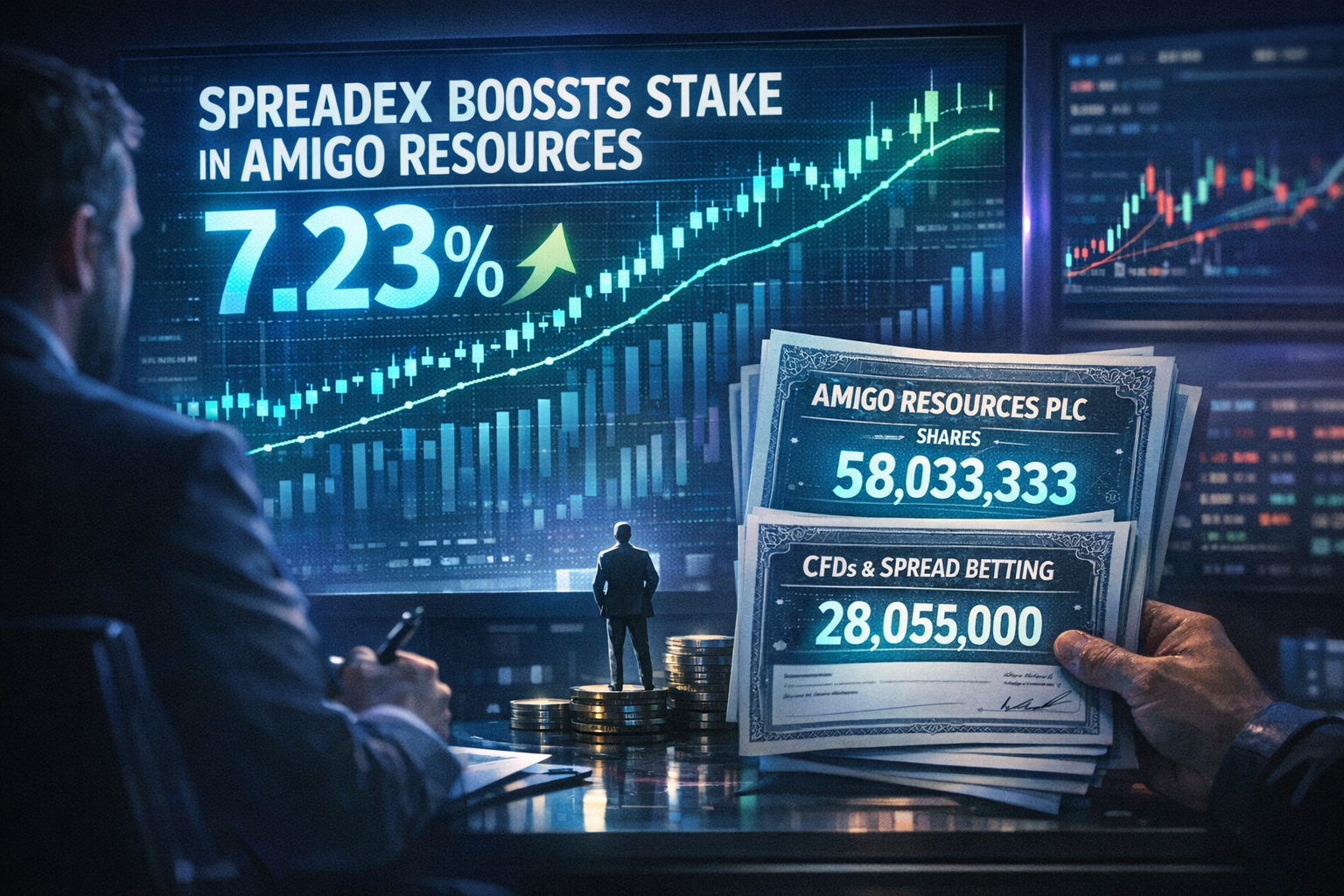 Spreadex Boosts Stake in Amigo Resources to 7.23% of Voting Rights